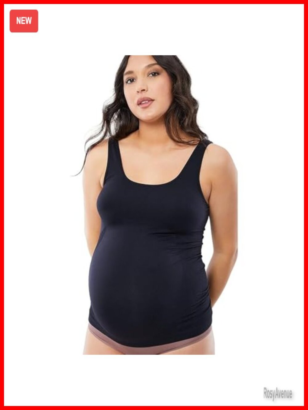 Maternity Nursing Cami Crossover Breastfeeding Tank Top Seamless